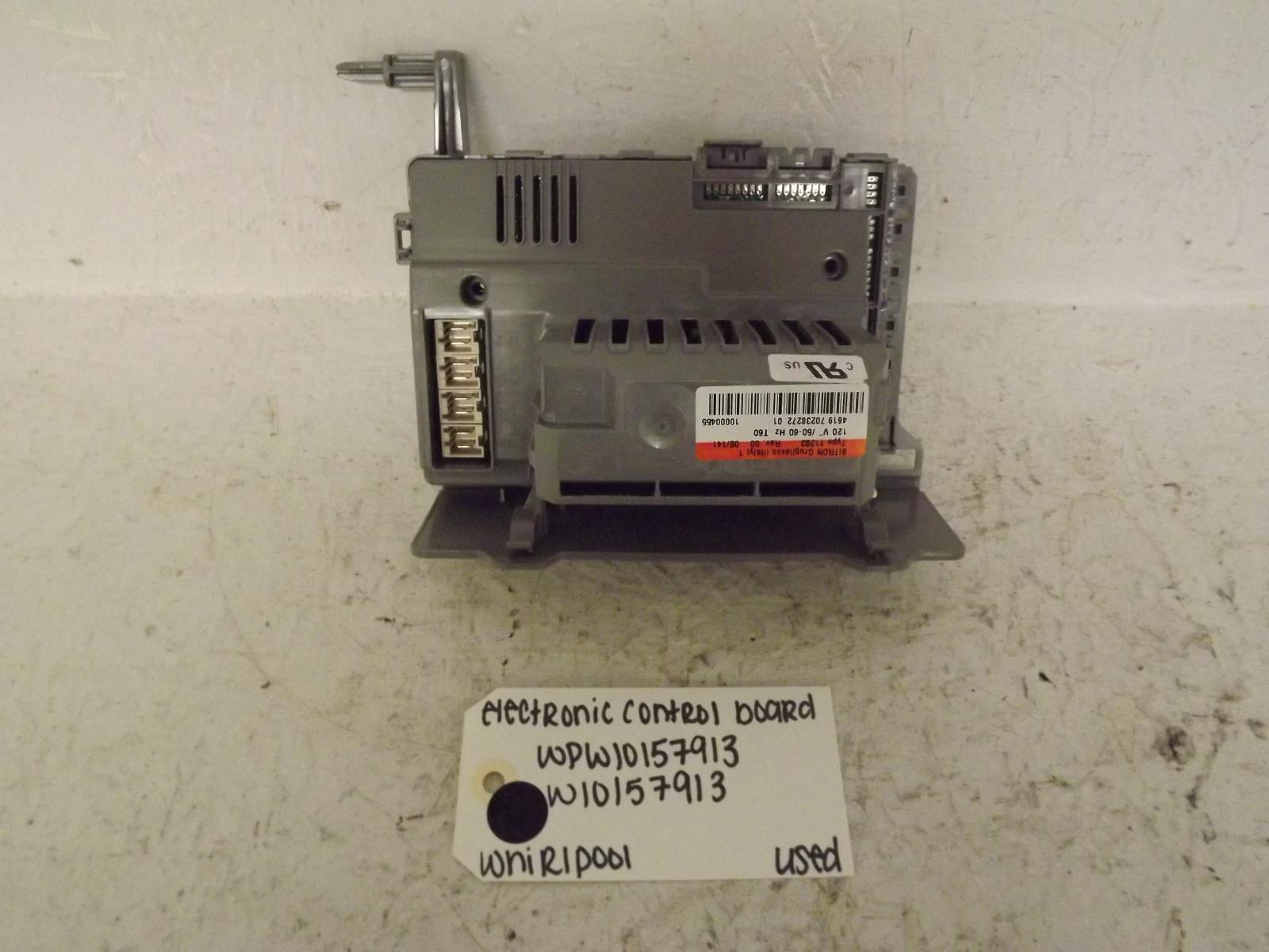 Whirlpool Washer WPW10157913 W10157913 Electronic Control Board Used Whirlpool Washer WPW10157913 W10157913 Electronic Control Board Used